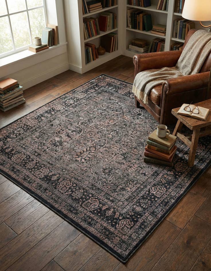 Detail image of 7' 10 x 7' 10 Yara Square Rug