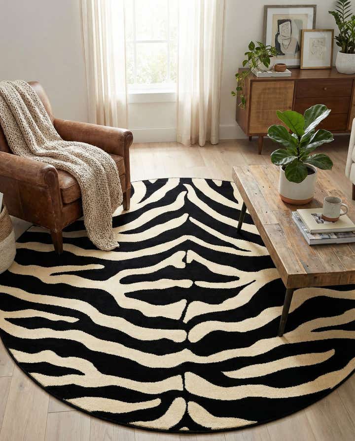 6' 1 x 6' 1 Safari Round Rug