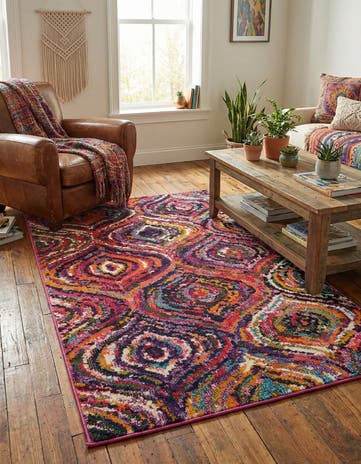 3' 3 x 5' 3 Washable Hyacinth Rug