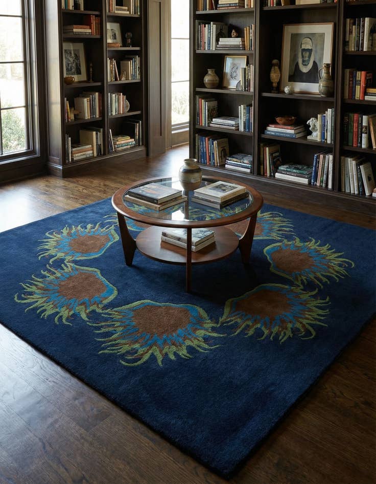 Detail image of 7' 3 x 7' 4 Luna Square Rug