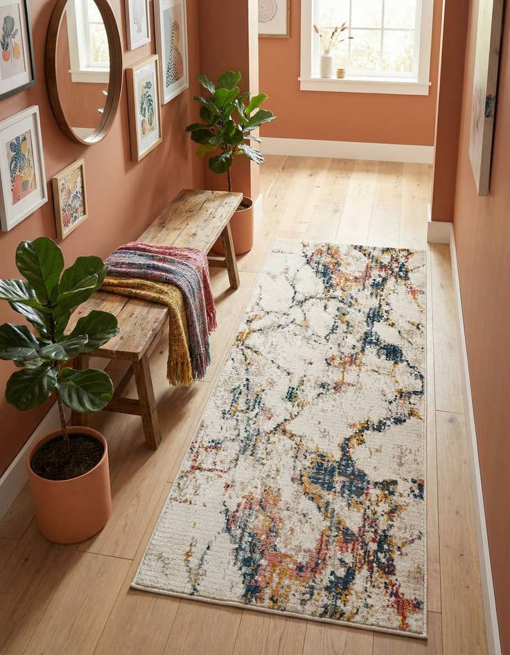 Detail image of 2' 2 x 5' Gemstone Runner Rug