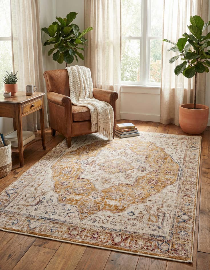 Detail image of 5' 3 x 7' 9 Deepa Rug