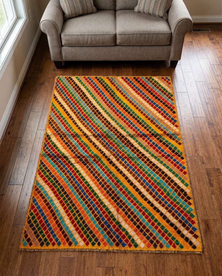 3' 10 x 5' 8 Hand Knotted Balouch Wool Rug