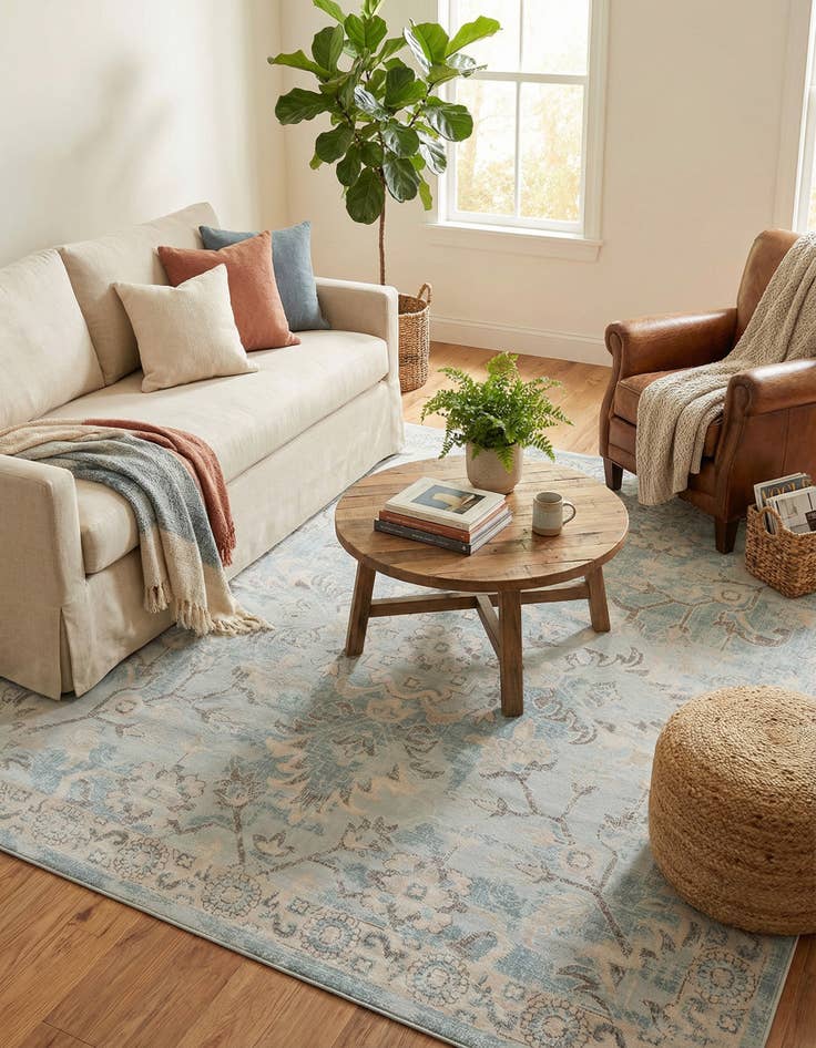 Detail image of 8' x 8' Restoration Square Rug