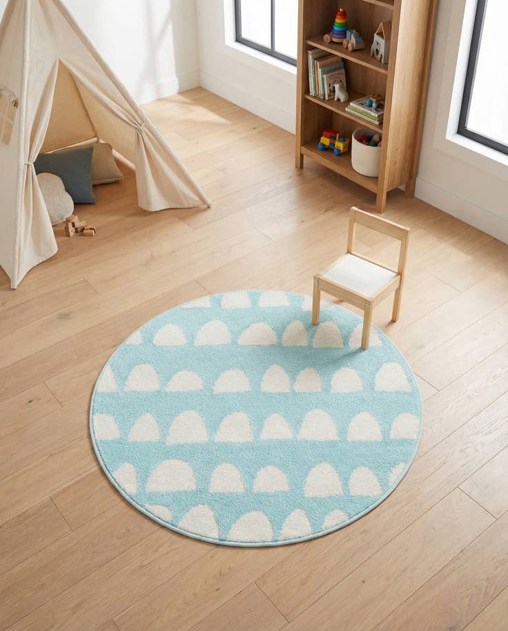 Detail image of 3' 3 x 3' 3 Whimsy Kids Round Rug