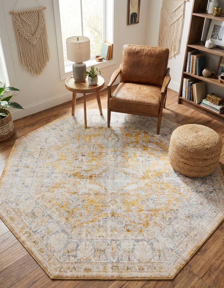 Detail image of 7' 6 x 7' 6 Timeless Octagon Rug