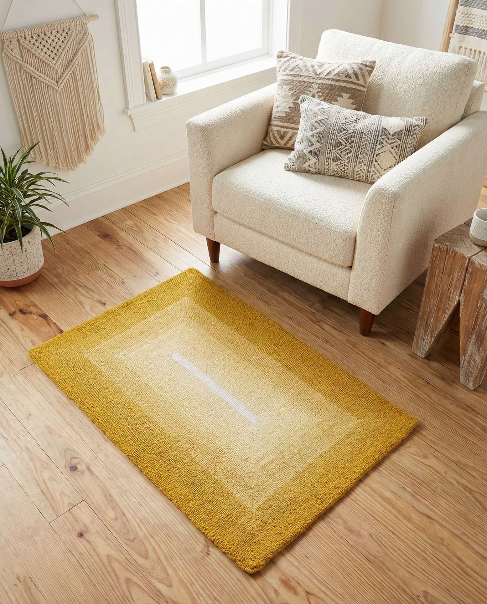 2' x 3' 1 Ombre Wool Rug