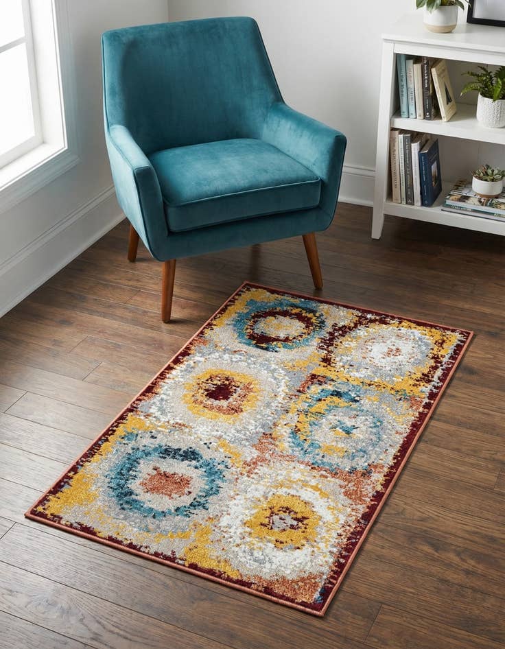 Detail image of 2' x 3' 1 Kamala Washable Rug