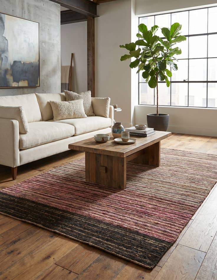 Detail image of 5' x 8' Hand Knotted Modern Ziegler Rug