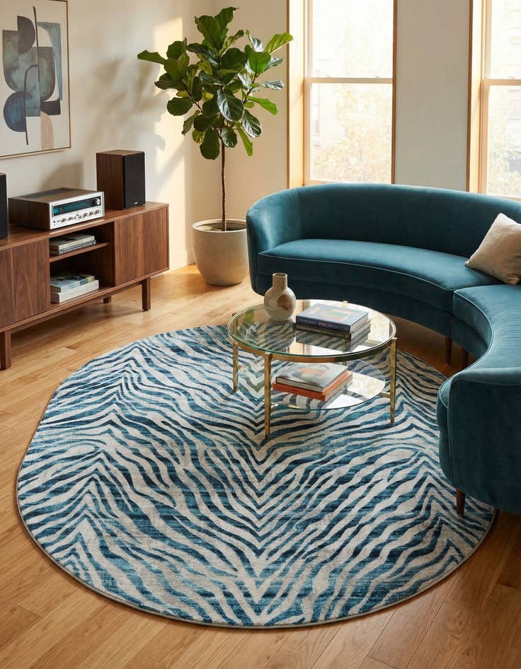 Detail image of 7' 10 x 10' Finsbury Oval Rug