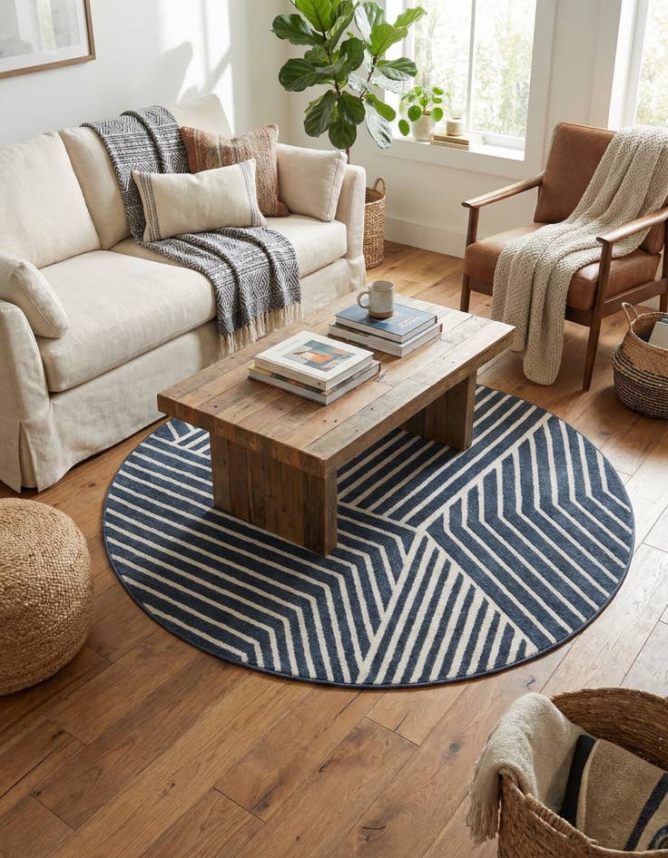 Detail image of 6' x 6' Oslo Round Rug