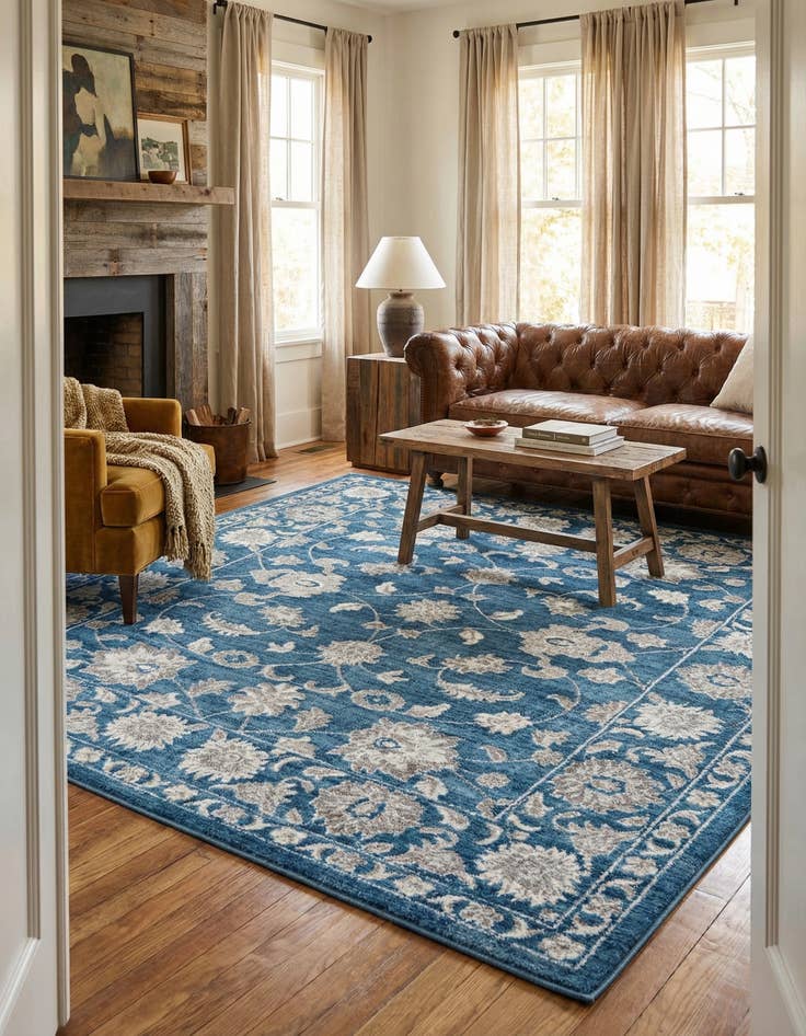 Detail image of 7' 10 x 7' 10 Boston Square Rug