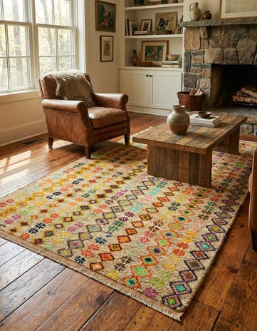 4' 4 x 6' 3 Hand Knotted Balouch Wool Rug
