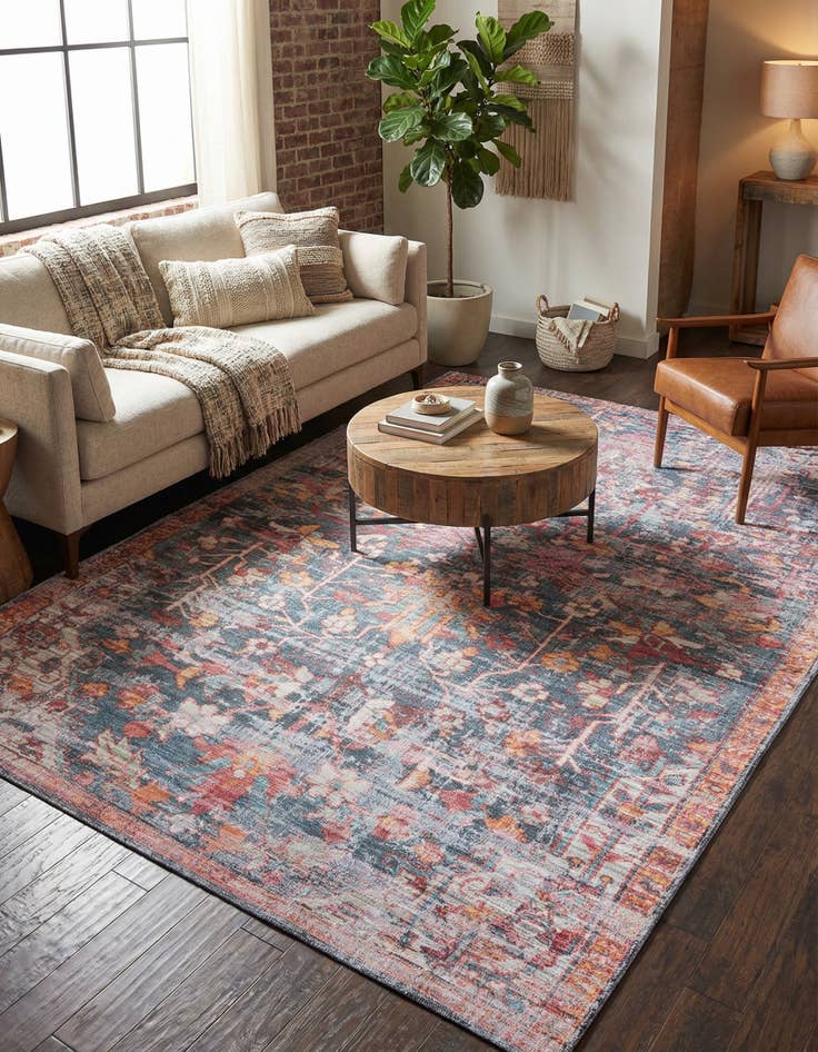 Detail image of 7' 3 x 10' Washable Maahru Rug