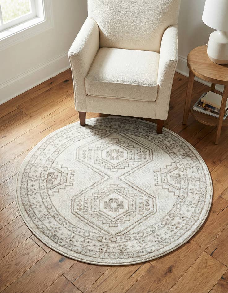 Detail image of 3' x 3' Charlotte Round Rug