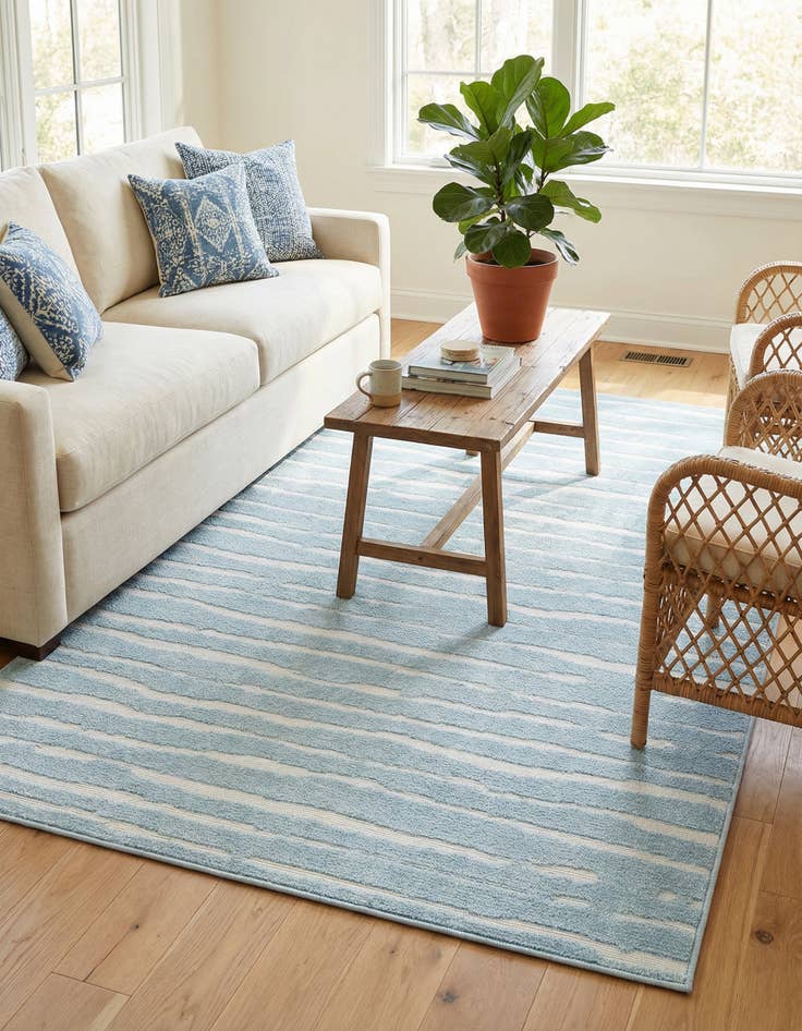 Detail image of 5' x 8' Washable Sabrina Soto Ola Indoor / Outdoor Rug