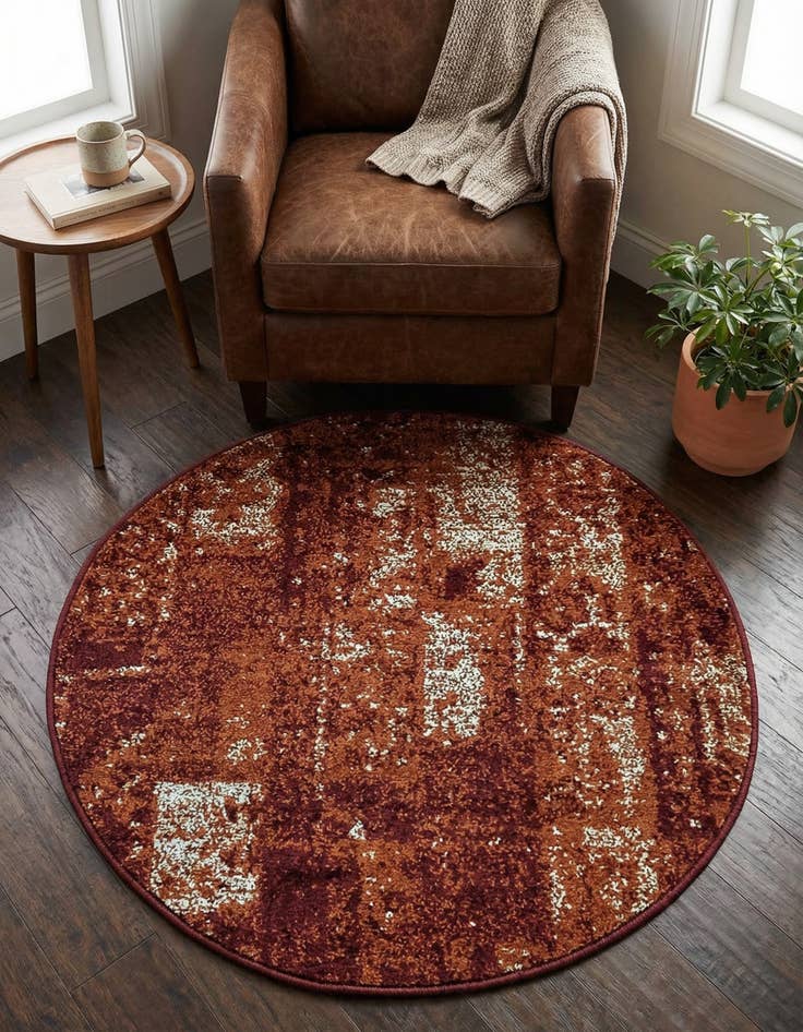 Detail image of 3' x 3' Harvest Round Rug