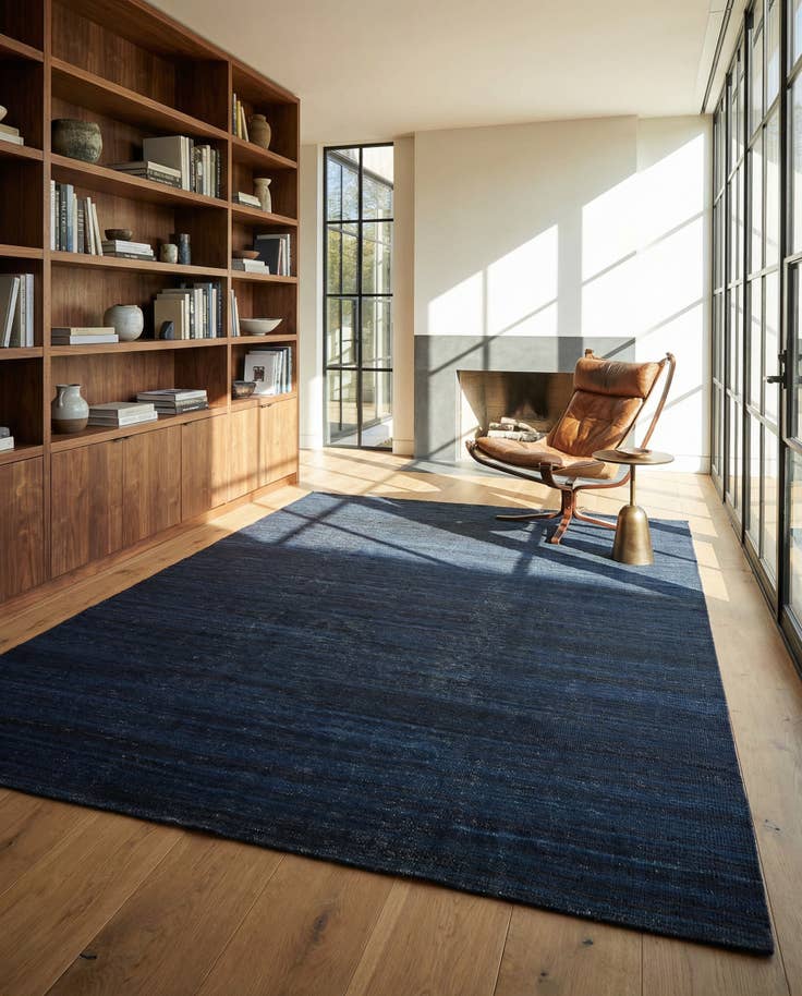 Detail image of 6' 10 x 9' 7 Hand Woven Kilim Modern Wool Rug