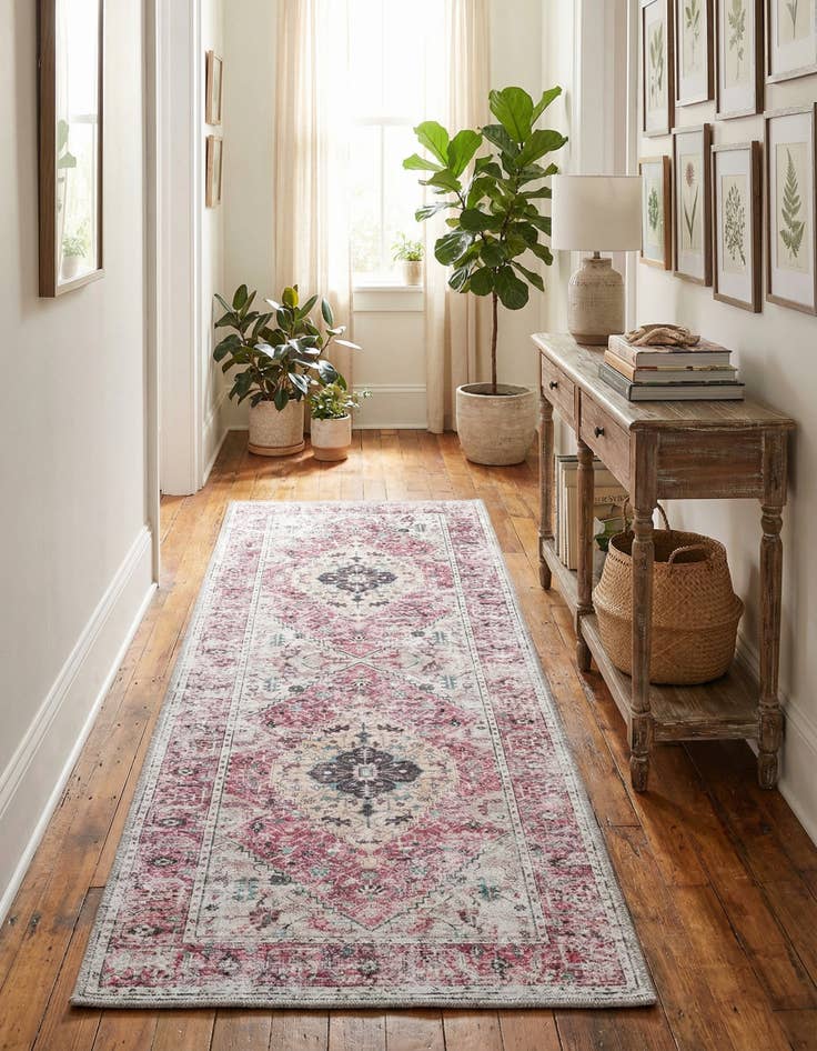 Detail image of 2' x 5' Washable Yara Runner Rug