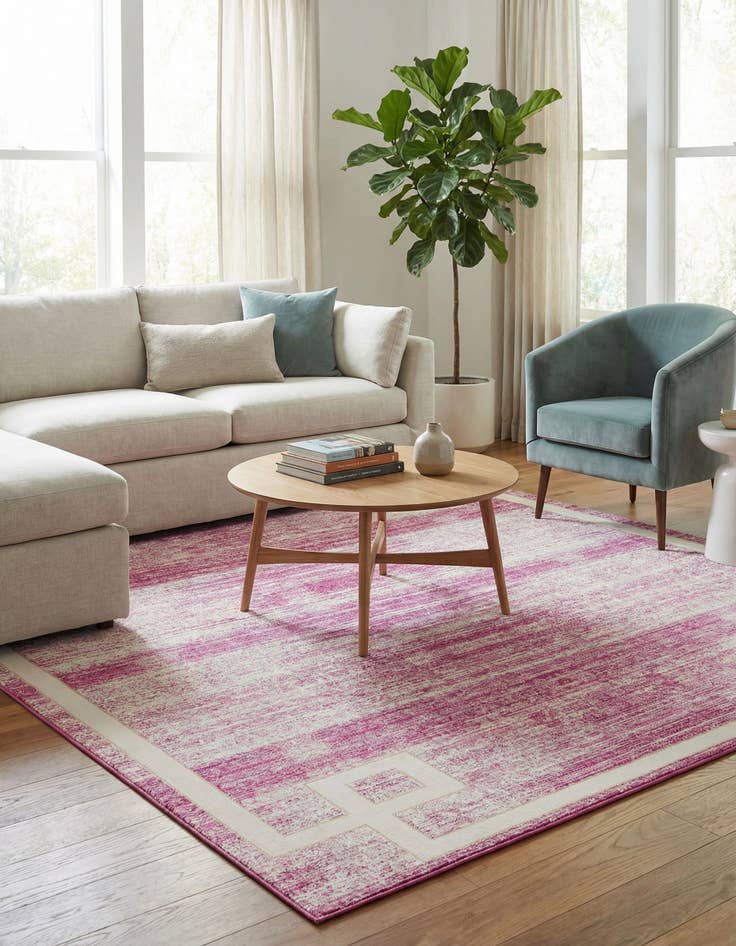 Detail image of Jill Zarin 7' 10 x 7' 10 Uptown Lenox Hill Square Rug