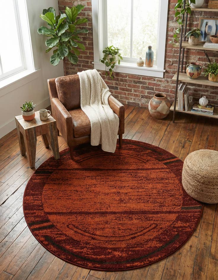 Detail image of 5' 3 x 5' 3 Harvest Round Rug