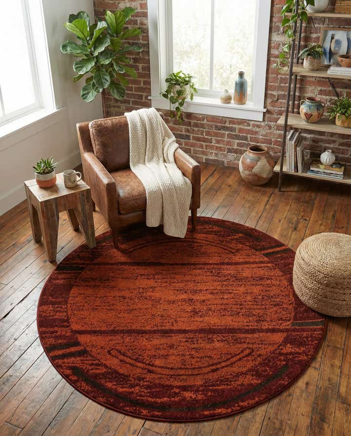 5' 3 x 5' 3 Equinox Round Rug