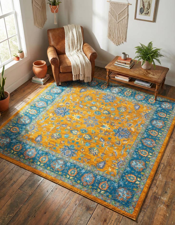 Detail image of 7' 10 x 7' 10 Medina Square Rug