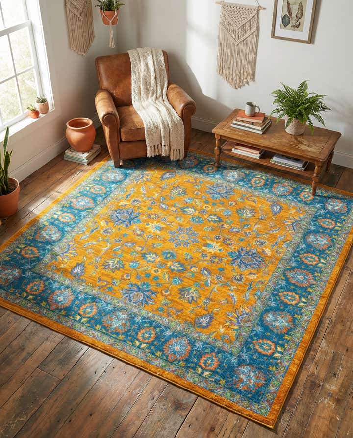 240cm x 240cm Medina Quadrat Teppich