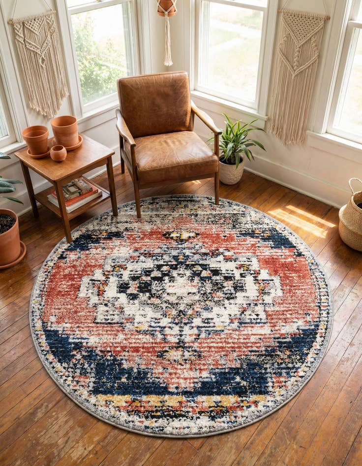 Detail image of 5' x 5' Tucson Round Rug