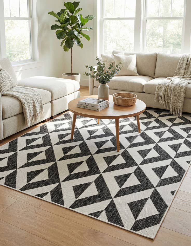 Detail image of 7' 10 x 10' Washable Jill Zarin Napa Indoor / Outdoor Rug