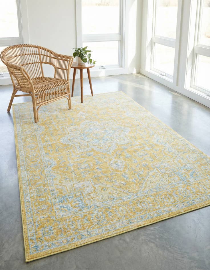 Detail image of 4' x 6'  Washable Jill Zarin Dubai Indoor / Outdoor Rug