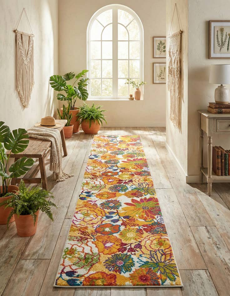 Detail image of 2' 7 x 12' Florence Runner Rug