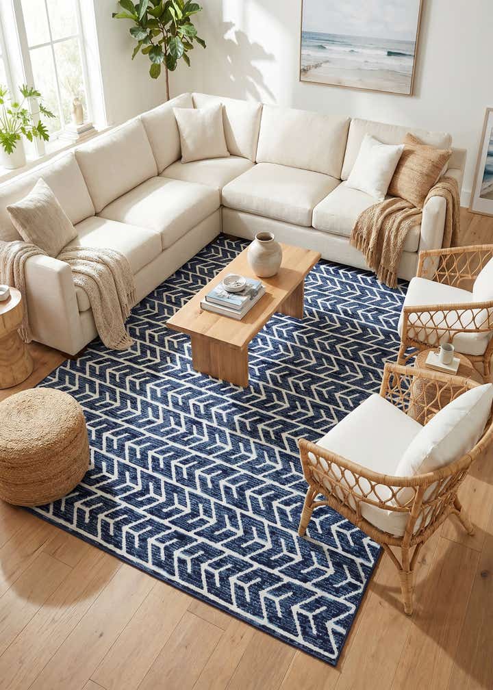8' x 10' Easy-Clean Sabrina Soto Aston Indoor / Outdoor Rug