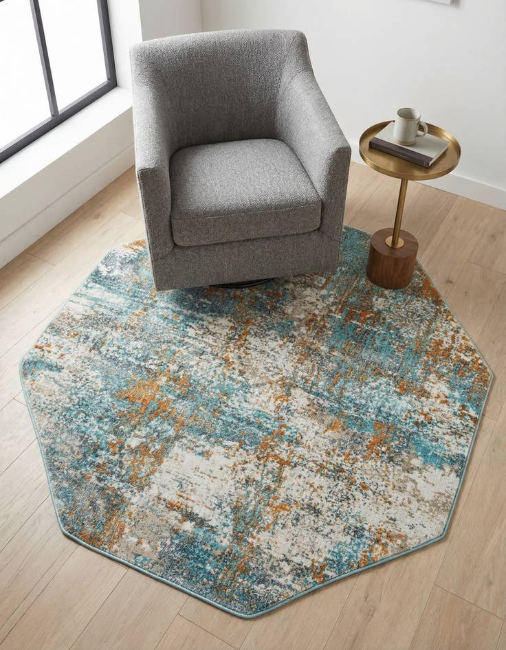 Detail image of 4' x 4' Paragon Octagon Rug