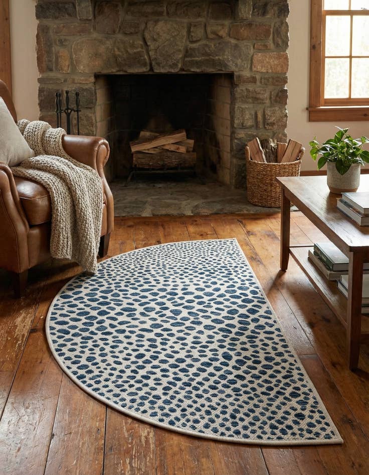Detail image of 3' x 6' Easy-Clean Jill Zarin Cape Town Indoor / Outdoor Hearth Rug