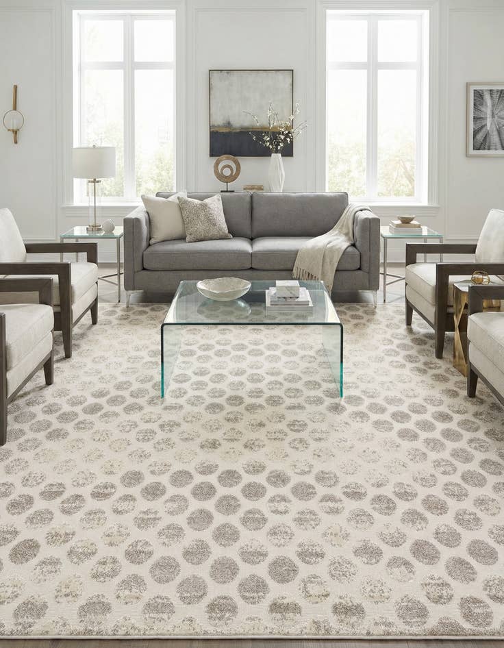 Detail image of 10' x 10' Washable Sabrina Soto Indoor / Outdoor Square Rug