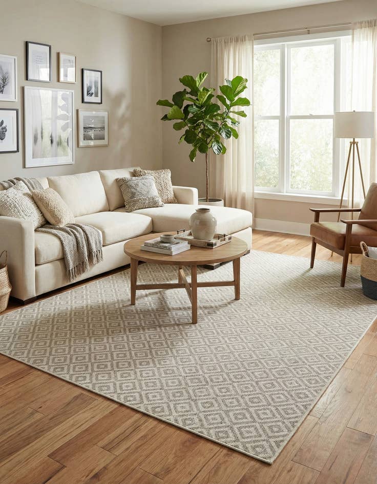 Detail image of 7' 10 x 7' 10 Washable Jill Zarin Costa Rica Indoor / Outdoor Square Rug