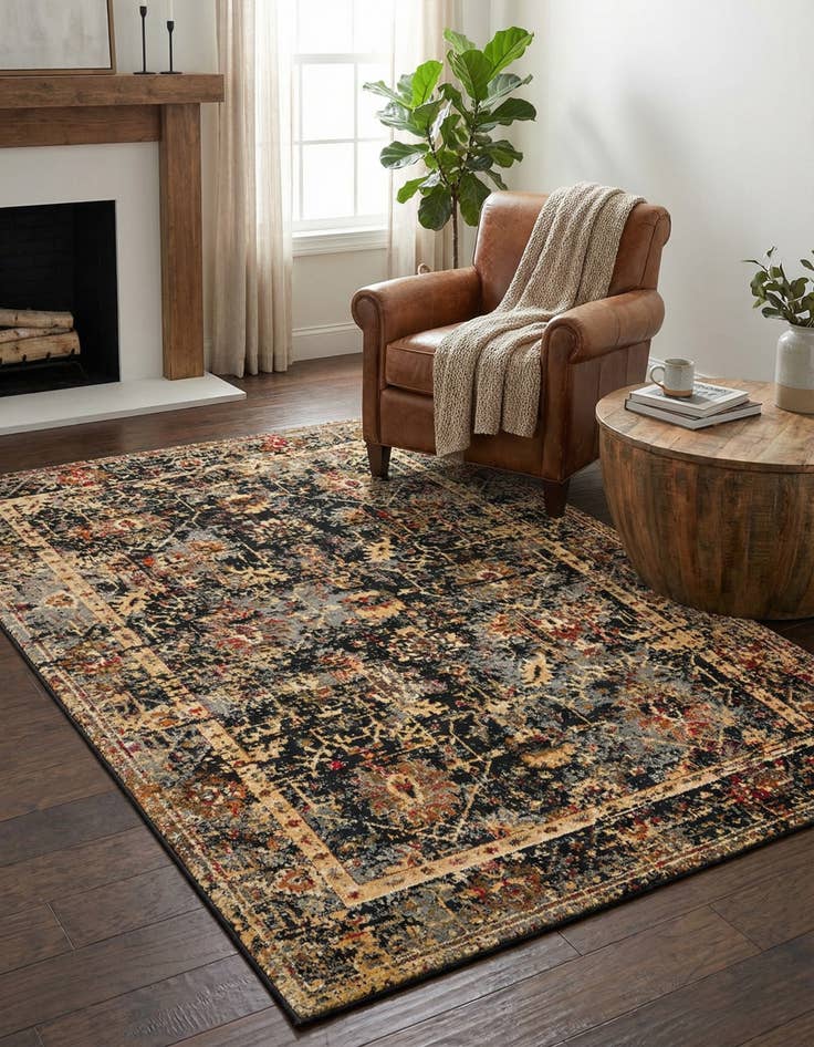 Detail image of 6' x 9' Saturn Rug