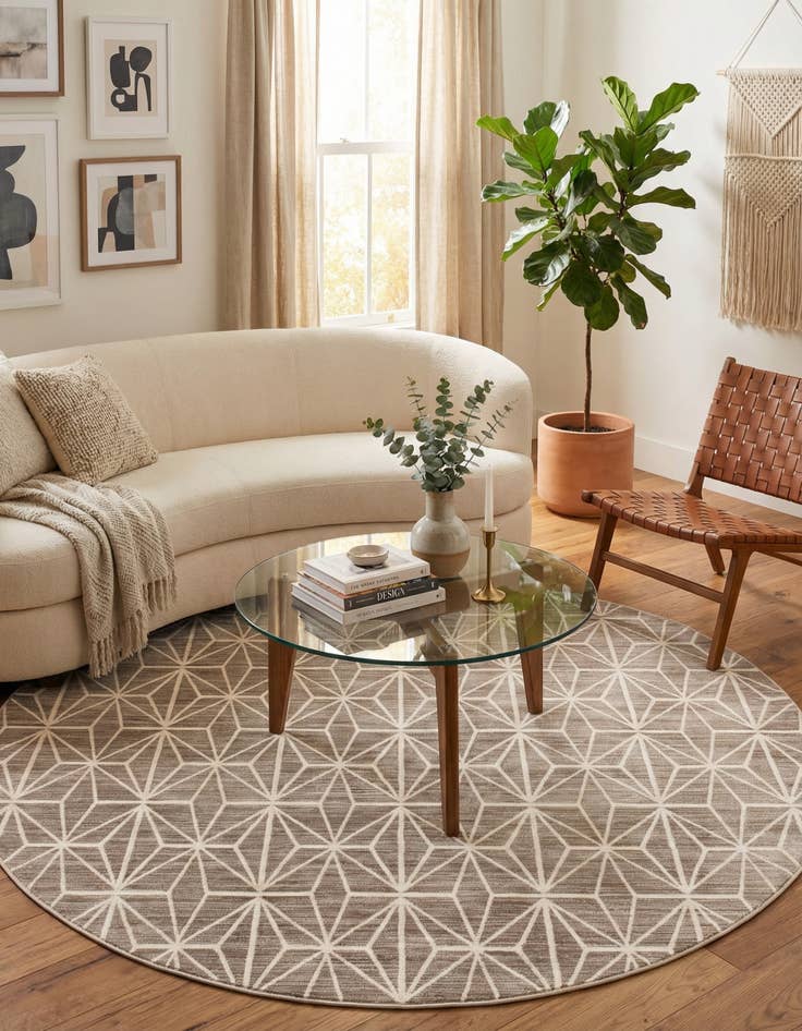 Detail image of 8' x 8' Uptown Fifth Avenue Round Rug