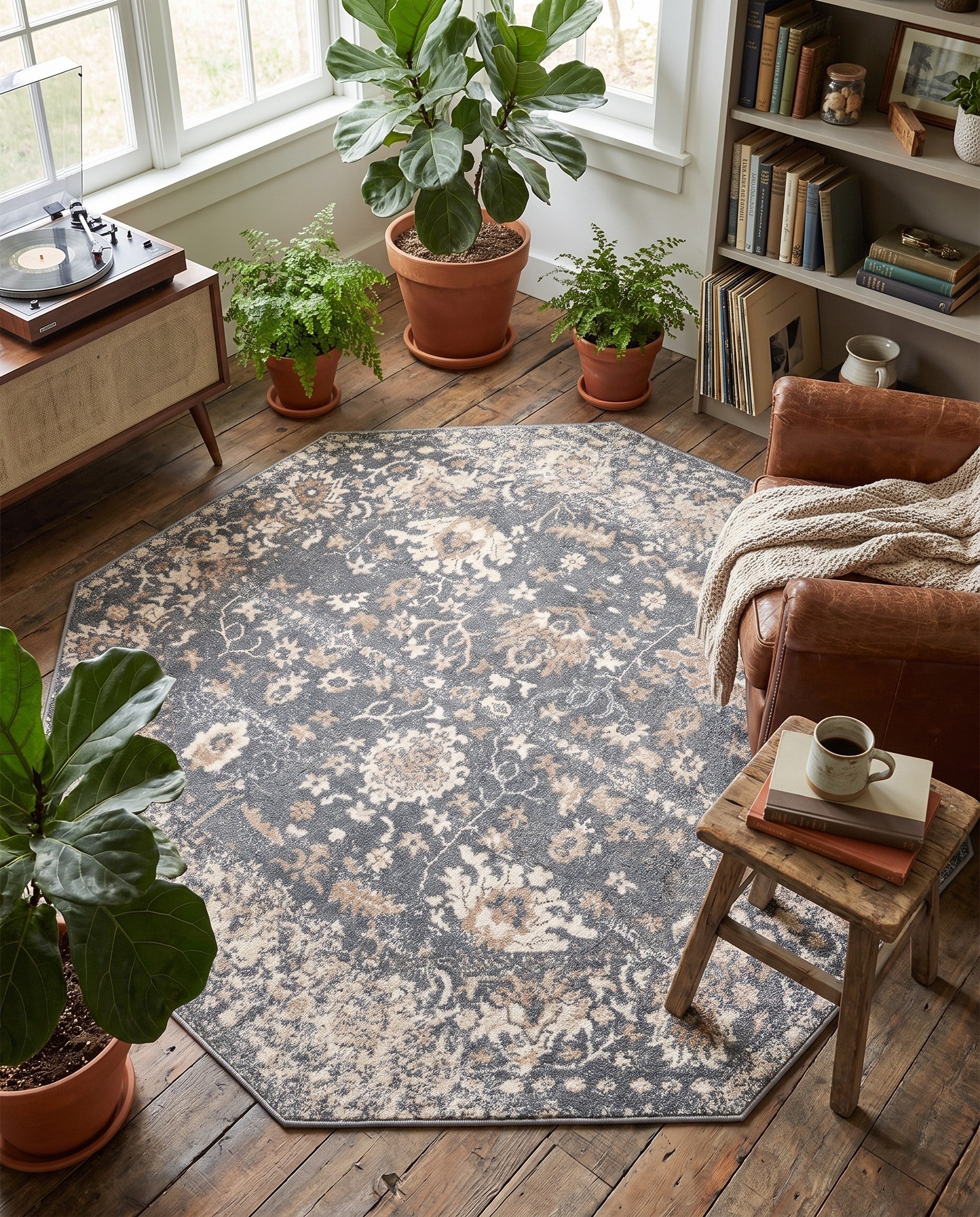 6' x 6' Oregon Octagon Rug