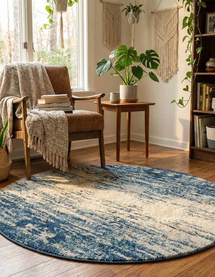 Detail image of 4' x 4' Oasis Round Rug