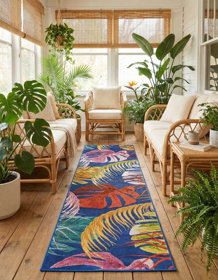 Detail image of 2' x 8' Blossom Runner Rug