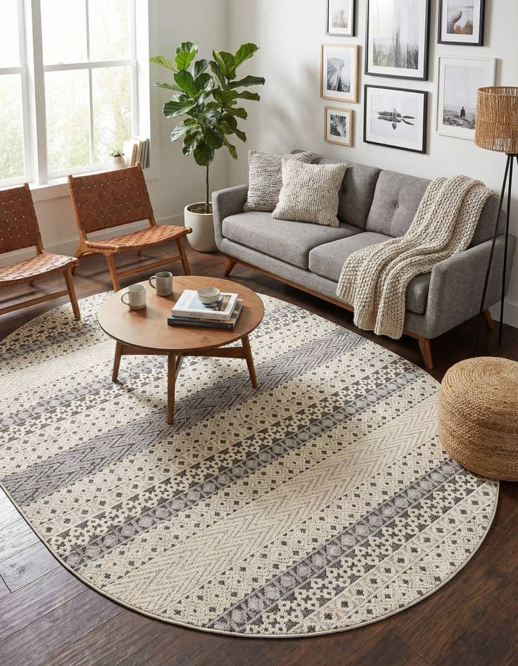 Detail image of 7' 10 x 10' Arlo Oval Rug