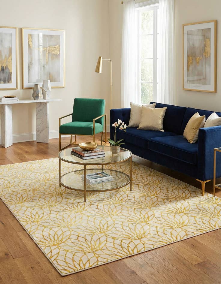 Detail image of 7' 10 x 10' Marilyn Monroe&trade; Glam Dahlia Rug