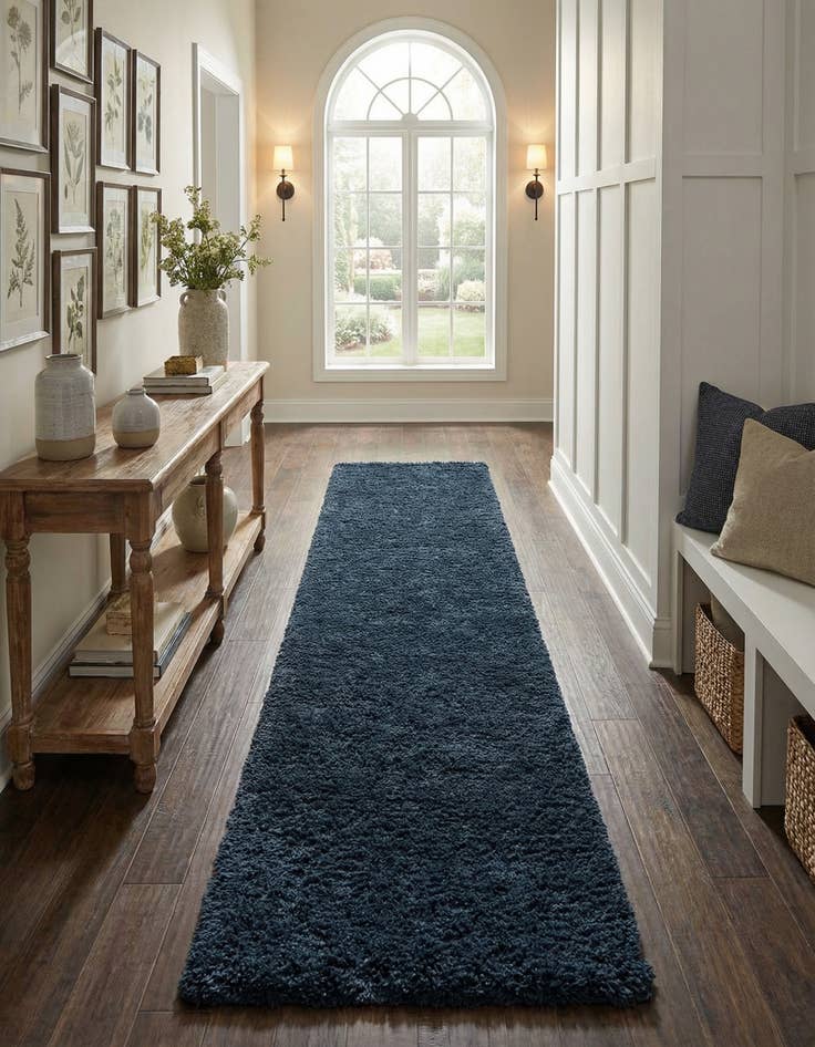 Detail image of 2' 7 x 13' Infinity Shag Runner Rug
