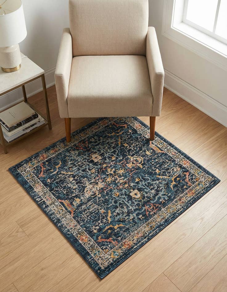 Detail image of 3' 3 x 3' 3 Lola Square Rug