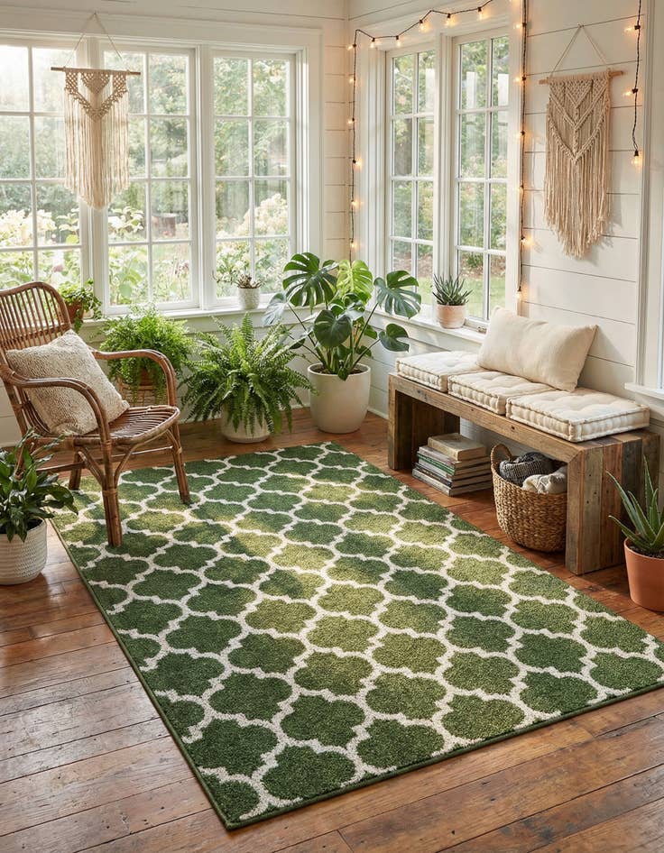 Detail image of 4' x 6' Trellis Rug