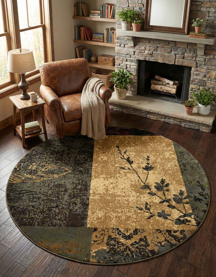 Detail image of 6' x 6' Cafe Round Rug