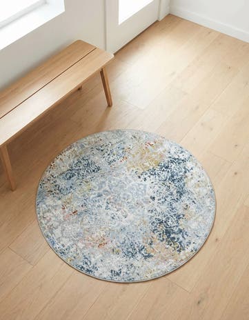 3' 3 x 3' 3 Kamala Washable Round Rug