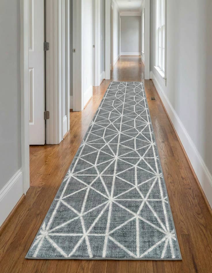 Detail image of 3' x 19' 8 Lattice Trellis Runner Rug